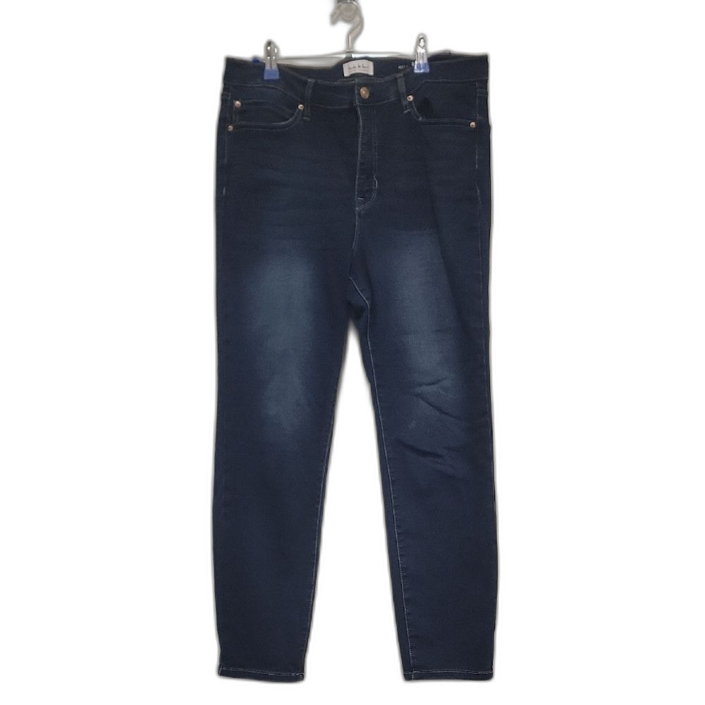 Nicole Miller Midnight Blue Ankle Jeans Dark Wash